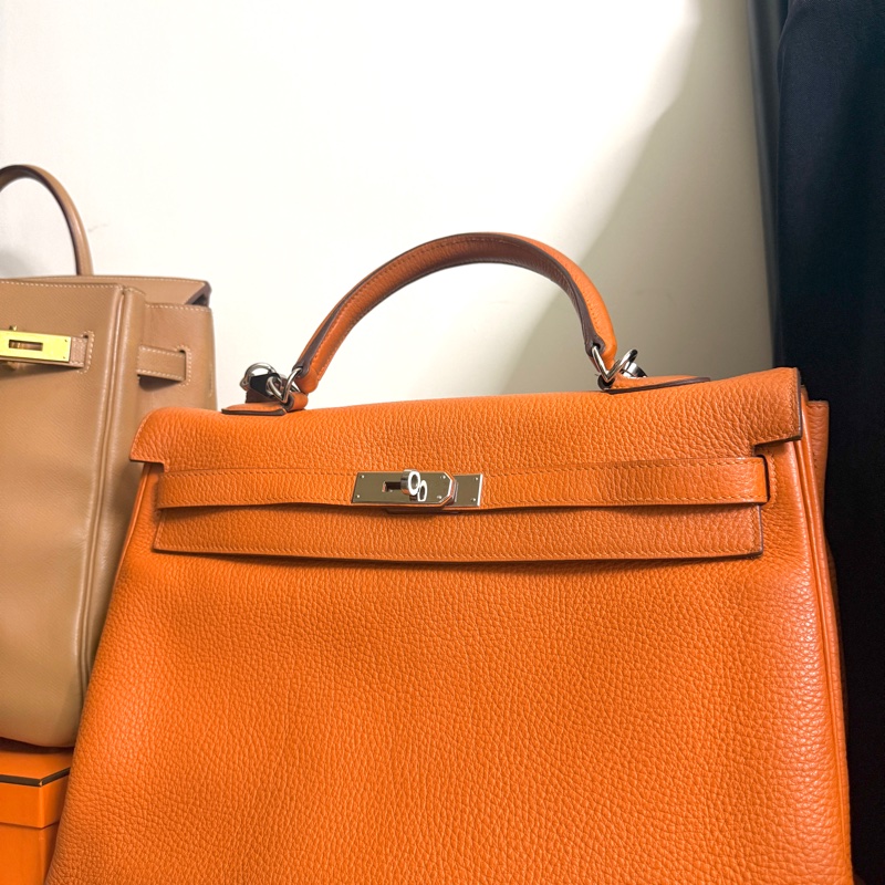 HERMES KELLY35  愛馬仕橘❤️-1