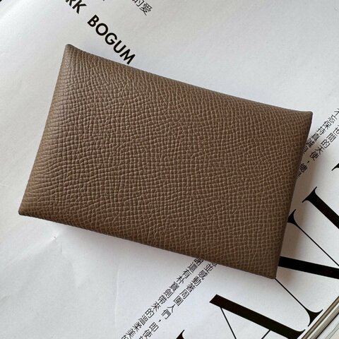 💥99成新閒置💥Hermes 大象灰calvi零錢卡包