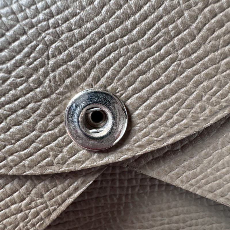 💥99成新閒置💥Hermes 大象灰calvi零錢卡包-2