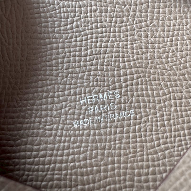 💥99成新閒置💥Hermes 大象灰calvi零錢卡包-3