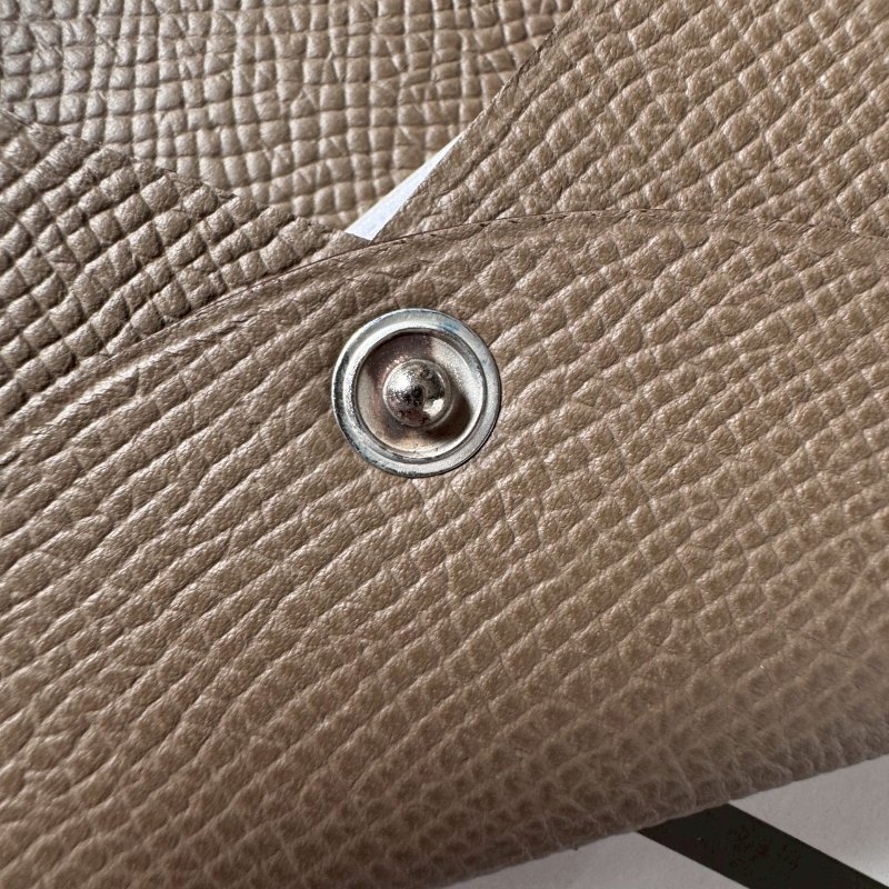 💥99成新閒置💥Hermes 大象灰calvi零錢卡包-4