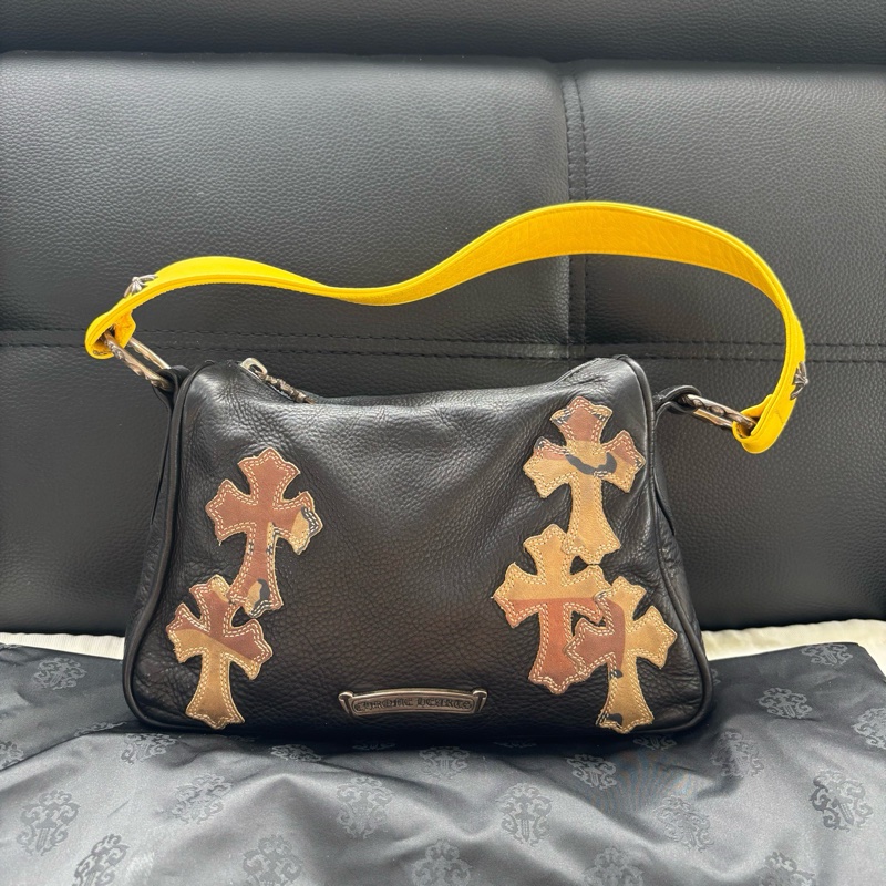 chrome hearts 克羅心 Mattyboy sex record系列超限量雞塊包十字架貼皮-0