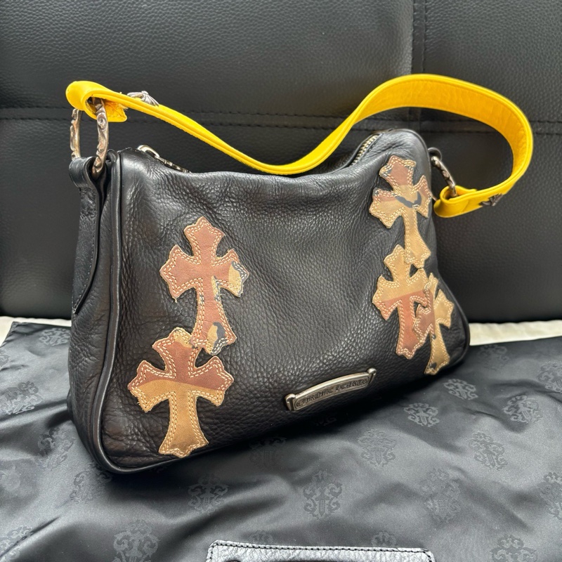 chrome hearts 克羅心 Mattyboy sex record系列超限量雞塊包十字架貼皮-1