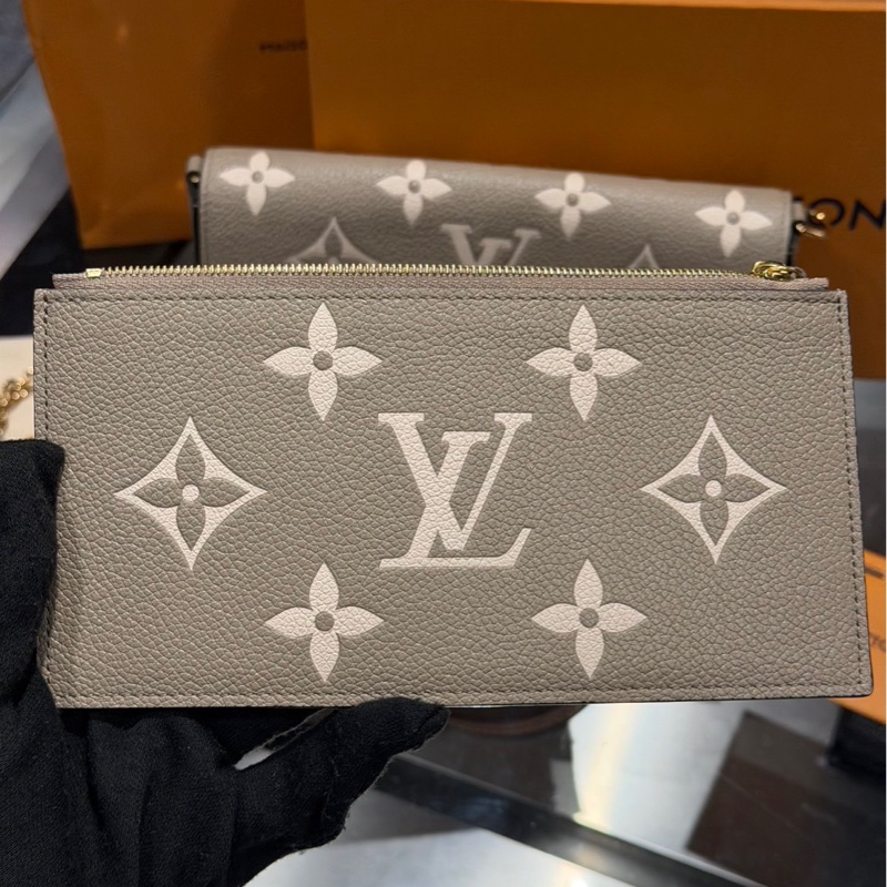 近全新🌟Louis Vuitton LV 大象灰三合一鏈條包 WOC ｜Classic Trend CT精品｜台北東區實體-5