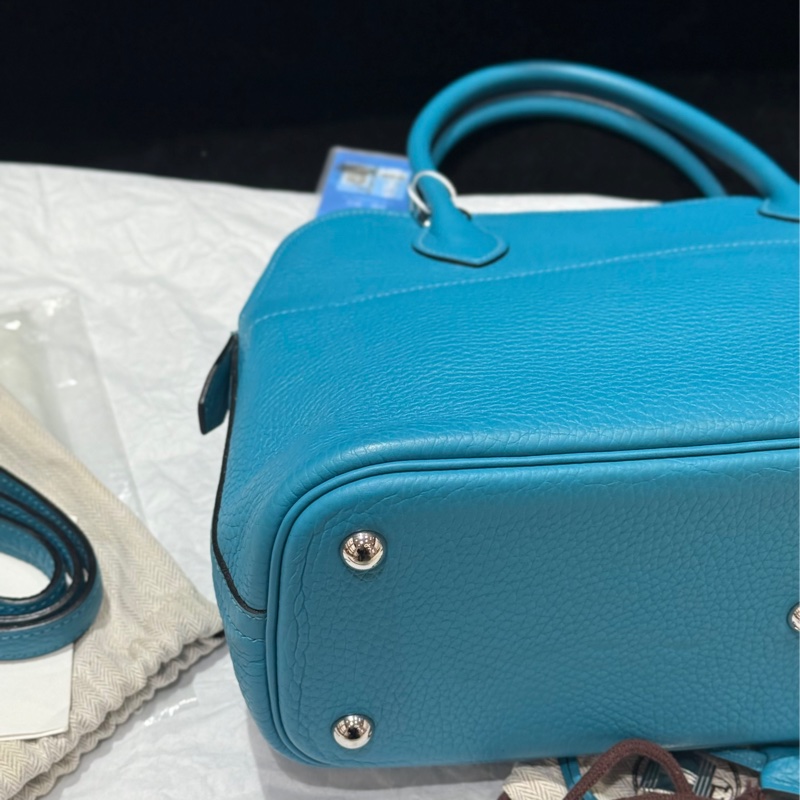 Hermes/愛馬仕 北方藍銀扣保齡球31-3