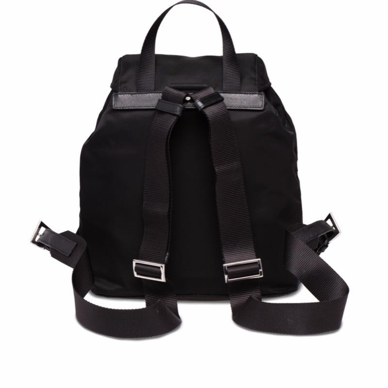 Prada 女士 Re-Nylon徽標小號雙肩包均碼碼小號、23.5cm*12cm*28cm-3