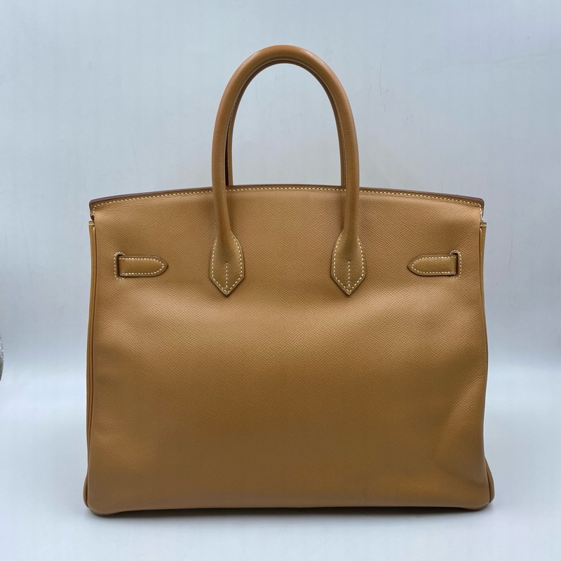 HERMES愛馬仕 birkin35 餅乾色E皮-1