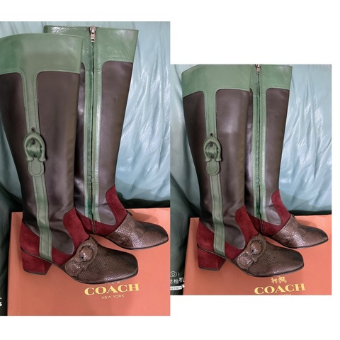 二手Coach 長筒靴子（原價25000元）