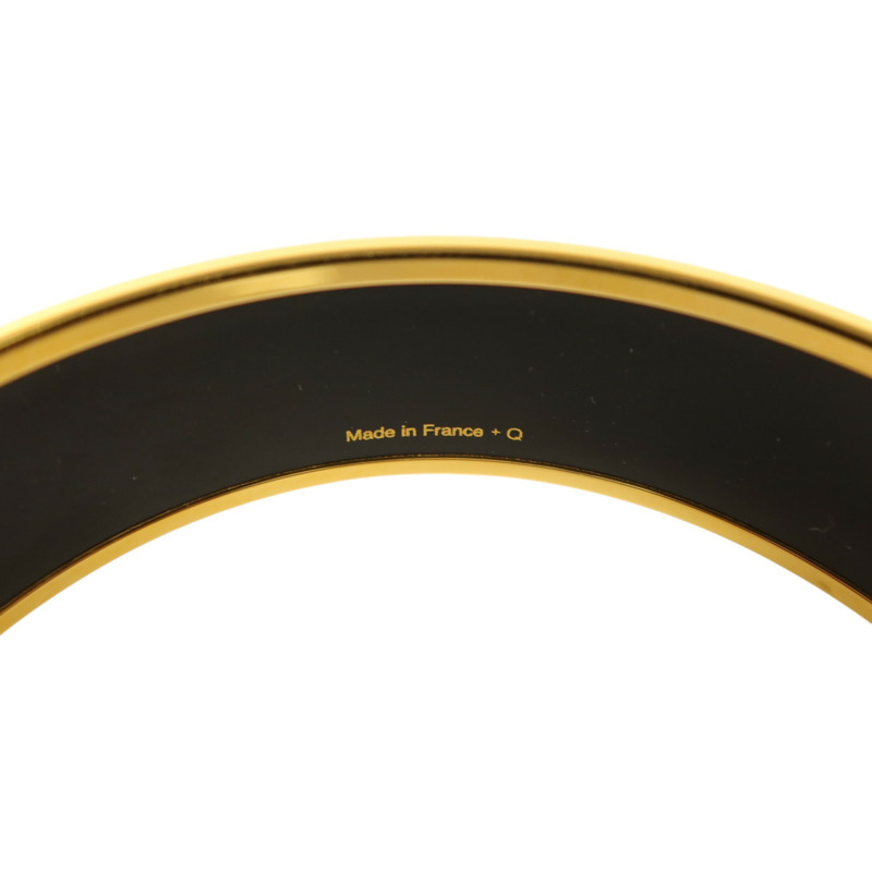 HERMES 金屬/琺瑯Cartes a Jouer Bangle手鐲-6