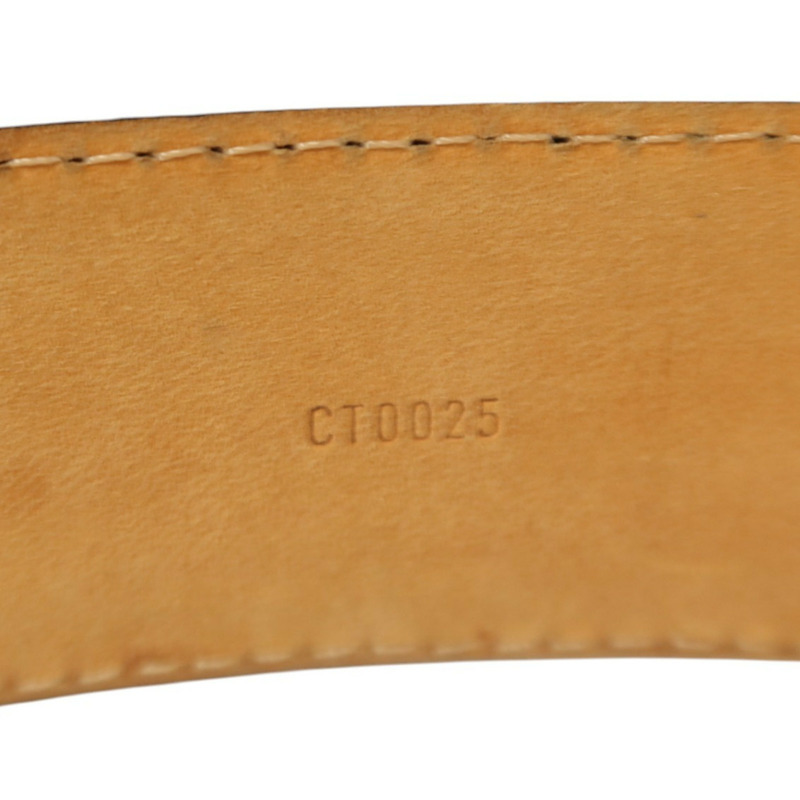LOUIS VUITTON Monogram Santur Carre Belt 85cm金扣腰帶-4