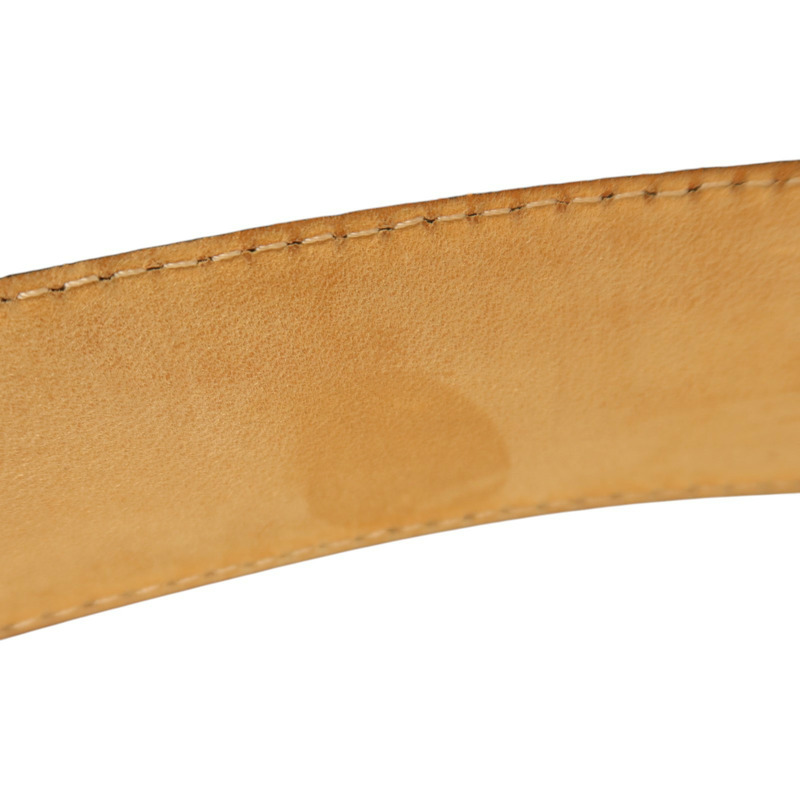 LOUIS VUITTON Monogram Santur Carre Belt 85cm金扣腰帶-7