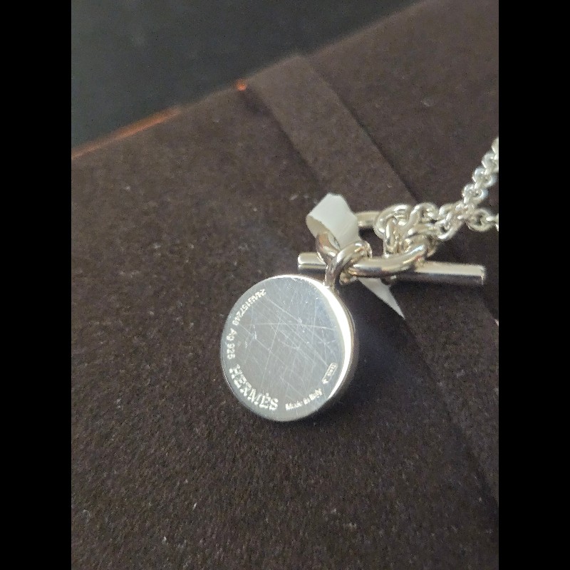 (全新品)愛馬仕純銀項鍊-8