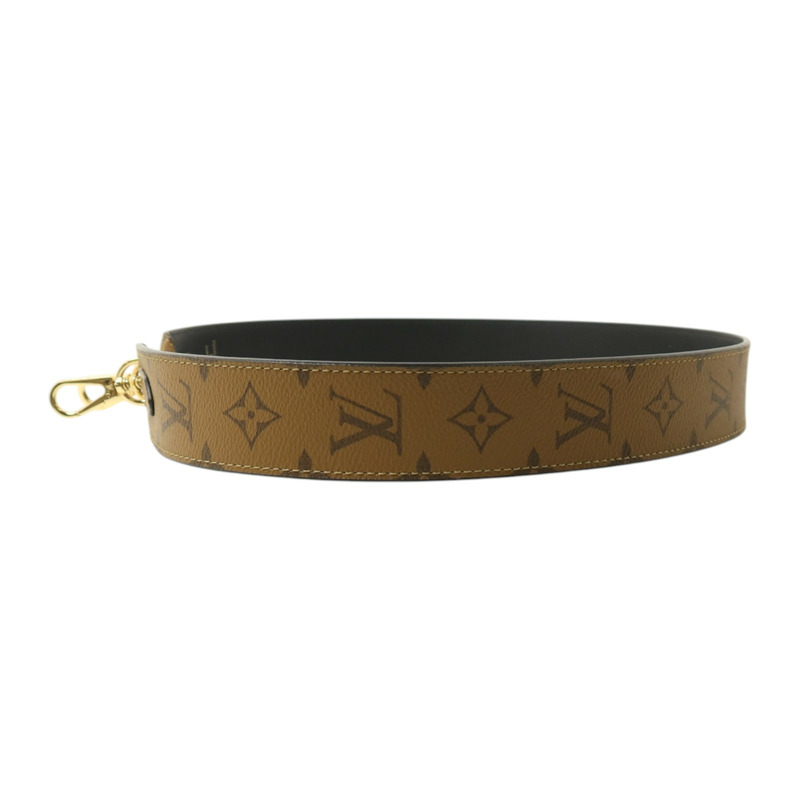LOUIS VUITTON Monogram Reverse Bandouliere Shoulder Strap金扣肩帶-1