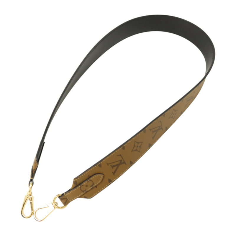 LOUIS VUITTON Monogram Reverse Bandouliere Shoulder Strap金扣肩帶-4