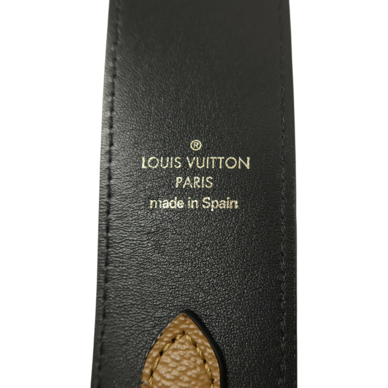 LOUIS VUITTON Monogram Reverse Bandouliere Shoulder Strap金扣肩帶-5