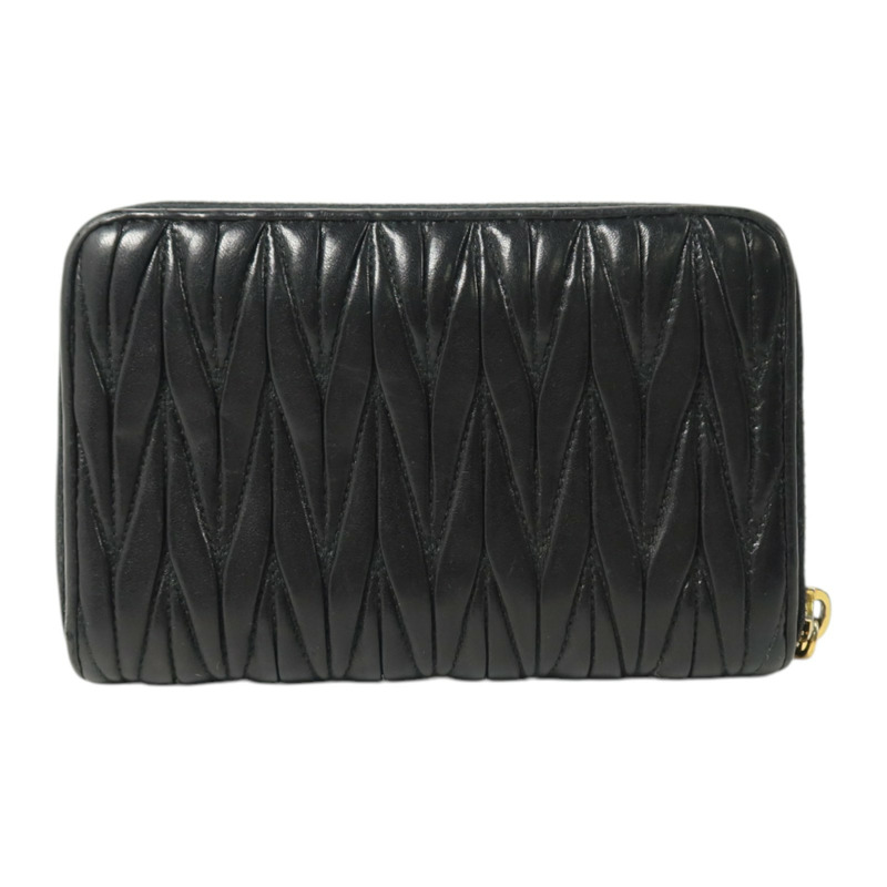 Miu Miu 羊皮皮革Zipper Long Wallet金扣長錢包-1