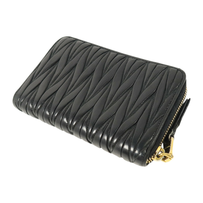 Miu Miu 羊皮皮革Zipper Long Wallet金扣長錢包-4