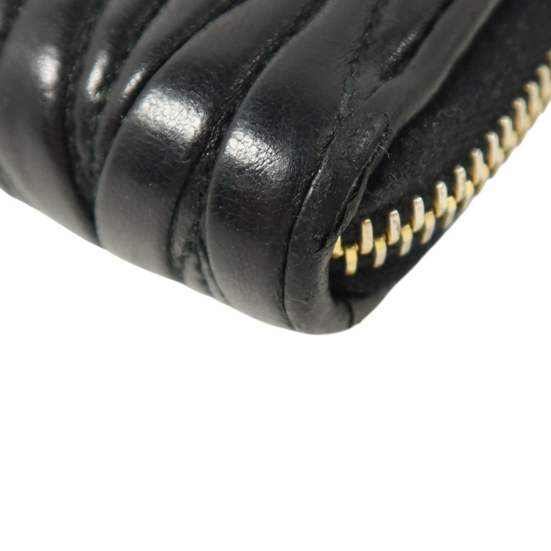Miu Miu 羊皮皮革Zipper Long Wallet金扣長錢包-10