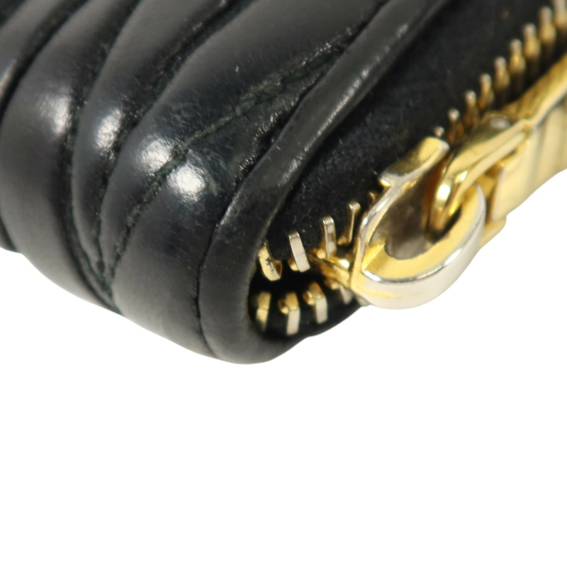Miu Miu 羊皮皮革Zipper Long Wallet金扣長錢包-12