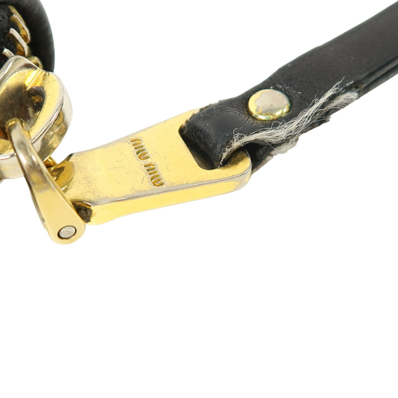 Miu Miu 羊皮皮革Zipper Long Wallet金扣長錢包-13