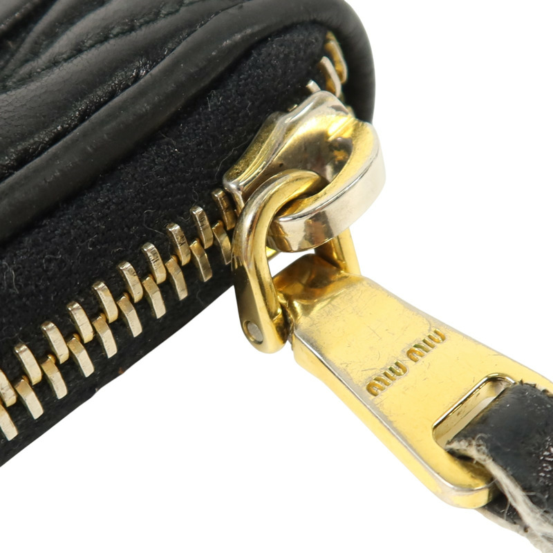 Miu Miu 羊皮皮革Zipper Long Wallet金扣長錢包-14