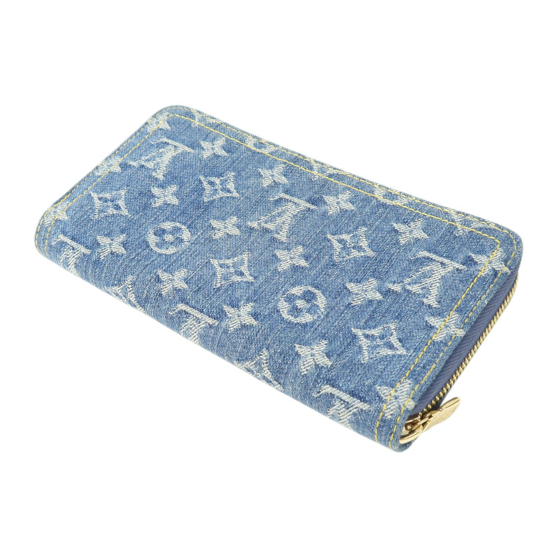 LOUIS VUITTON Monogram Denim/Cherry Takashi Murakami Long Wallet金扣長錢包-4