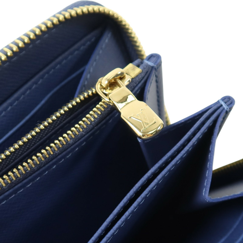 LOUIS VUITTON Monogram Denim/Cherry Takashi Murakami Long Wallet金扣長錢包-7