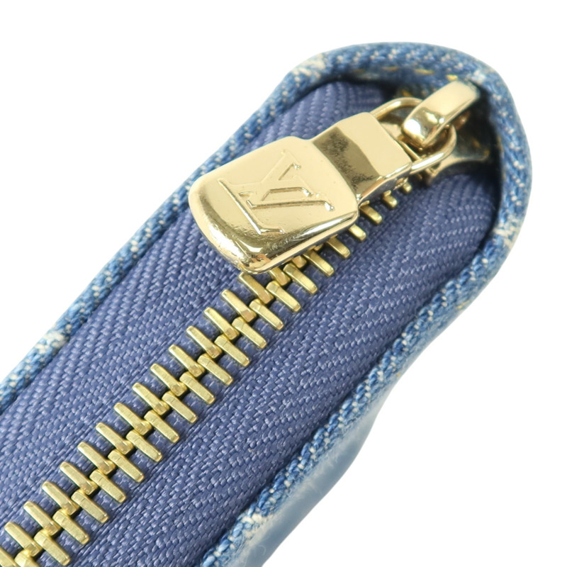 LOUIS VUITTON Monogram Denim/Cherry Takashi Murakami Long Wallet金扣長錢包-8