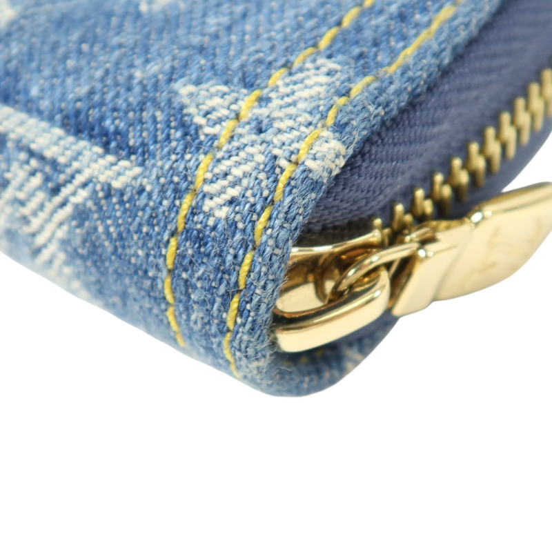 LOUIS VUITTON Monogram Denim/Cherry Takashi Murakami Long Wallet金扣長錢包-13