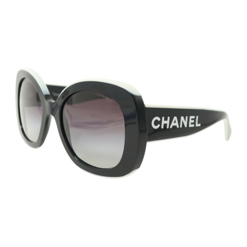 CHANEL PVC Oval Sunglasses太陽眼鏡-1