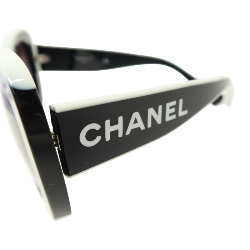 CHANEL PVC Oval Sunglasses太陽眼鏡-5
