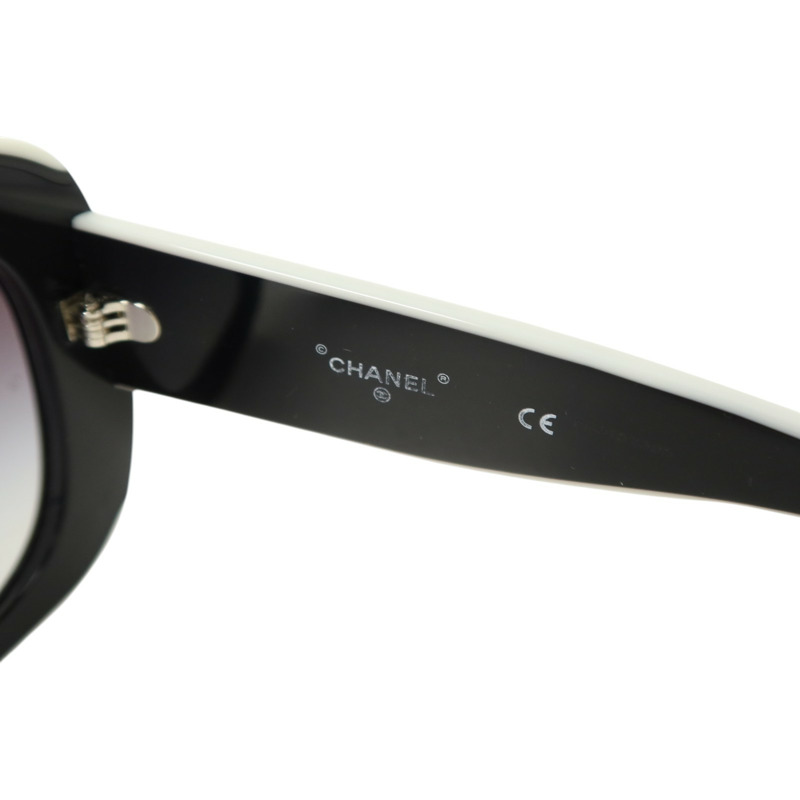 CHANEL PVC Oval Sunglasses太陽眼鏡-6