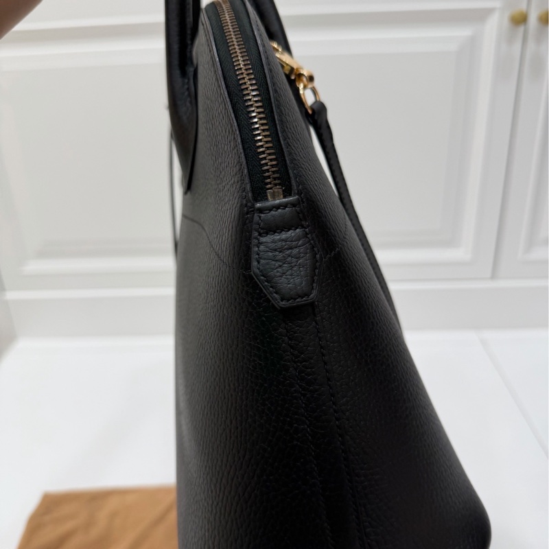 HERMES 愛馬仕 bolide 35 黑金 保齡包 手提包 肩背包 斜背包 側背包-6