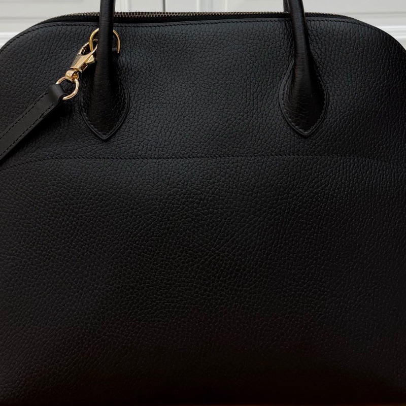 HERMES 愛馬仕 bolide 35 黑金 保齡包 手提包 肩背包 斜背包 側背包-20