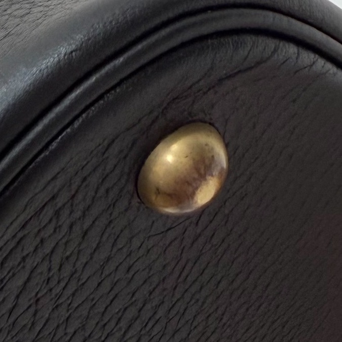 HERMES 愛馬仕 bolide 35 黑金 保齡包 手提包 肩背包 斜背包 側背包-30