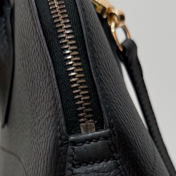 HERMES 愛馬仕 bolide 35 黑金 保齡包 手提包 肩背包 斜背包 側背包-32