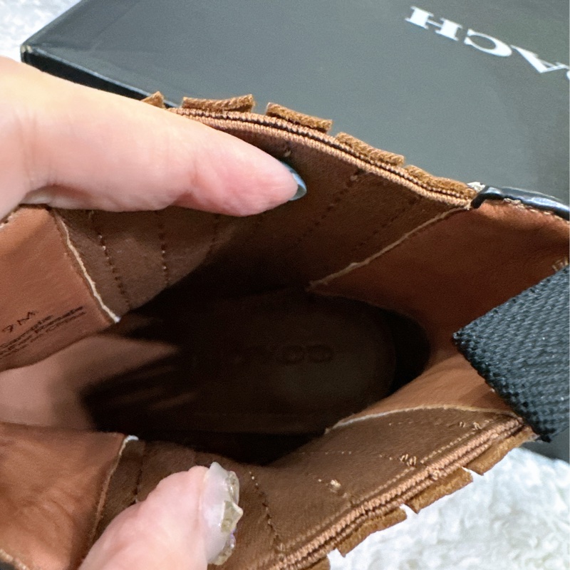 未使用coach 短筒靴（原價14300元）-13