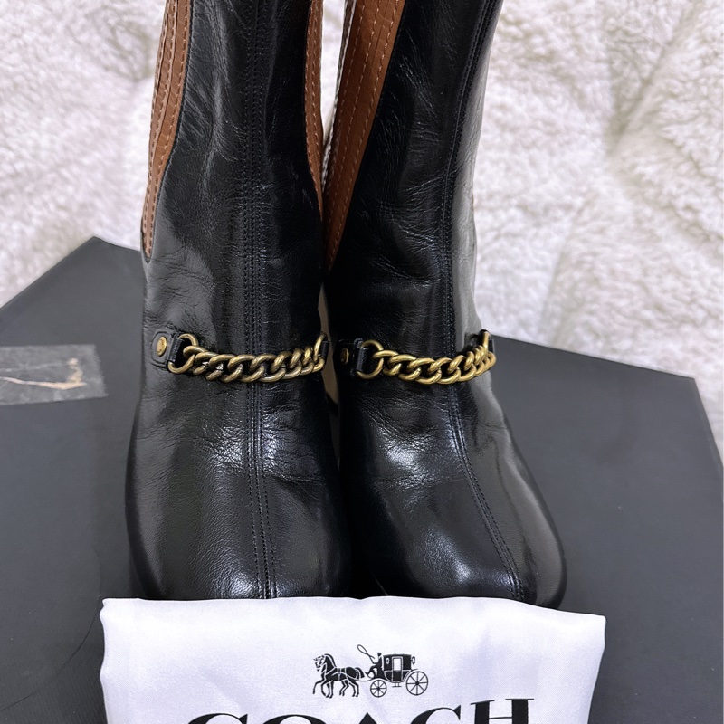 未使用coach 短筒靴（原價14300元）-33