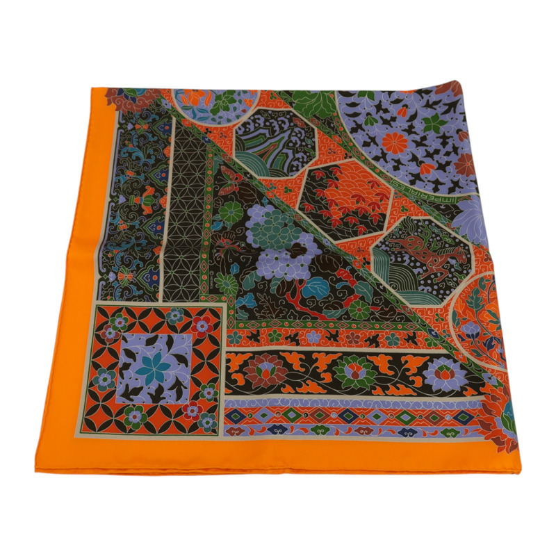 HERMES 絲質Scarf 90x90絲巾-1