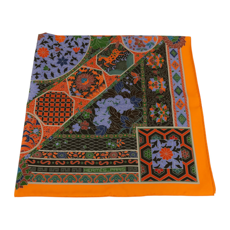 HERMES 絲質Scarf 90x90絲巾-3