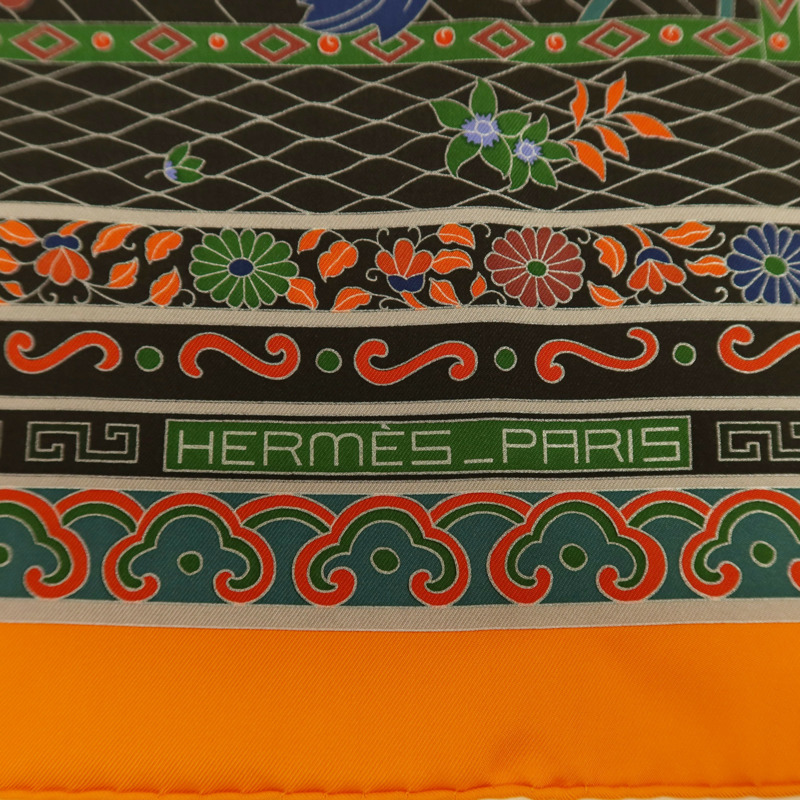 HERMES 絲質Scarf 90x90絲巾-5