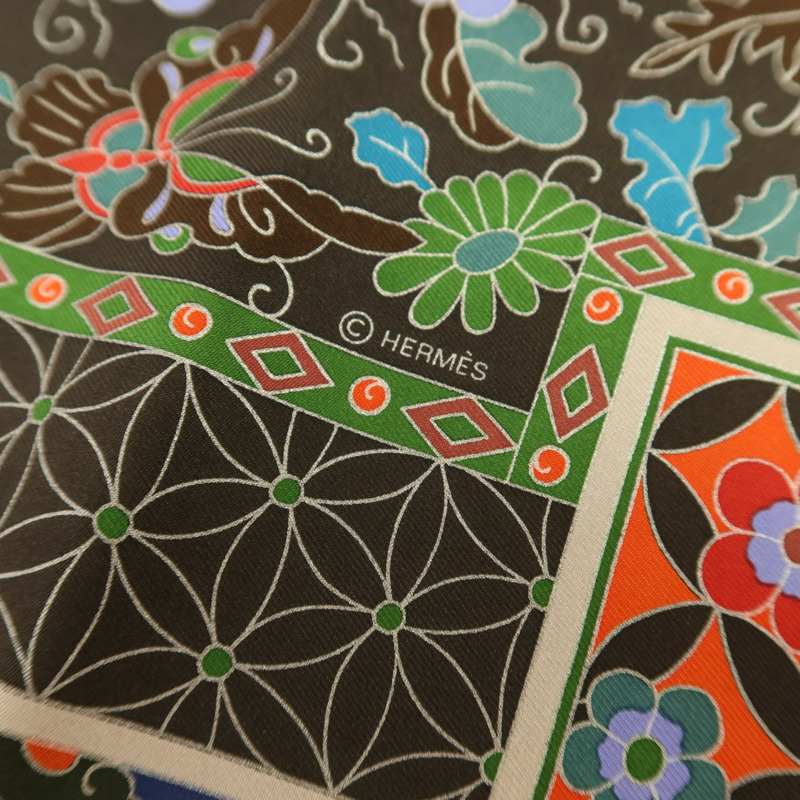 HERMES 絲質Scarf 90x90絲巾-6