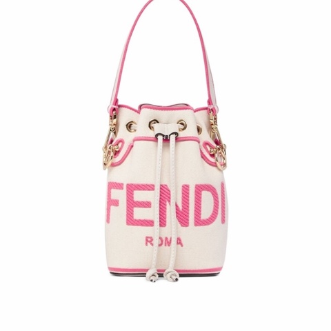 Fendi 女士 刺繡水桶單肩包均碼碼18 X 10 X 12 CM