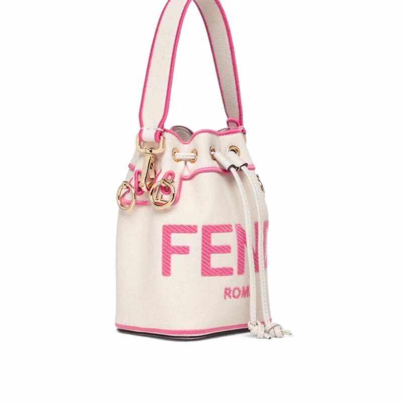 Fendi 女士 刺繡水桶單肩包均碼碼18 X 10 X 12 CM-4