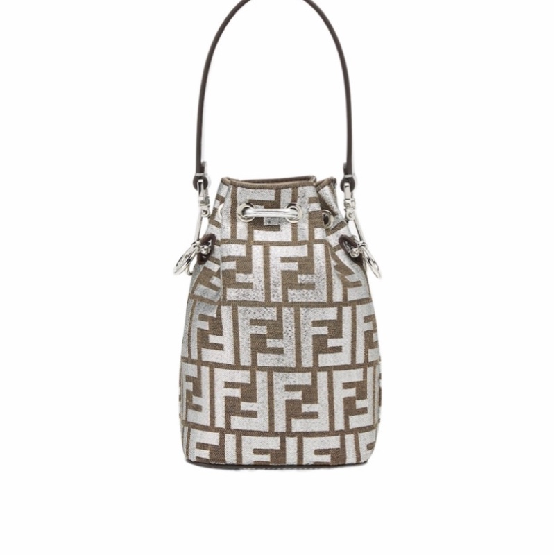 Fendi 女士 小號 Mon Tresor 水桶單肩包均碼碼MINI、12cm*10cm*18cm-1