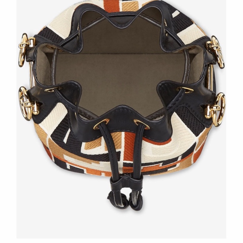 Fendi 女士 迷你 Mon Tresor 水桶單肩包均碼碼MINI、12cm*10cm*18cm-1