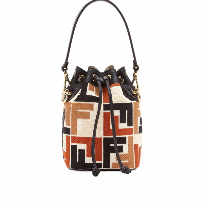 Fendi 女士 迷你 Mon Tresor 水桶單肩包均碼碼MINI、12cm*10cm*18cm-3