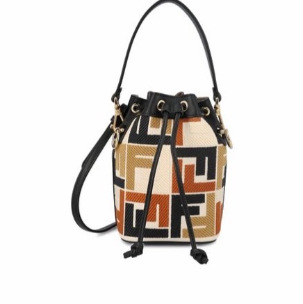 Fendi 女士 迷你 Mon Tresor 水桶單肩包均碼碼MINI、12cm*10cm*18cm-5