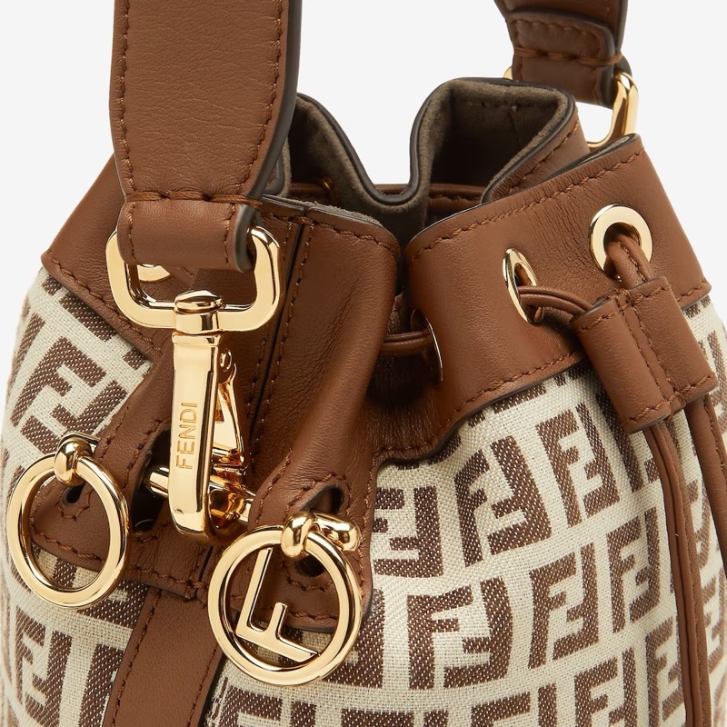 Fendi 女士 Mon Tresor水桶單肩包均碼碼MINI、12cm*10cm*18cm-4