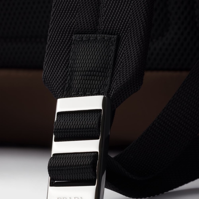 Prada 男士 翻蓋雙肩包均碼碼27cm*17cm*45cm-4